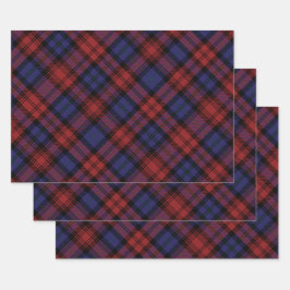MacLachlan Tartan Karierter Musterurlaub Geschenkpapier Set