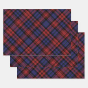 MacLachlan Tartan Karierter Musterurlaub Geschenkpapier Set