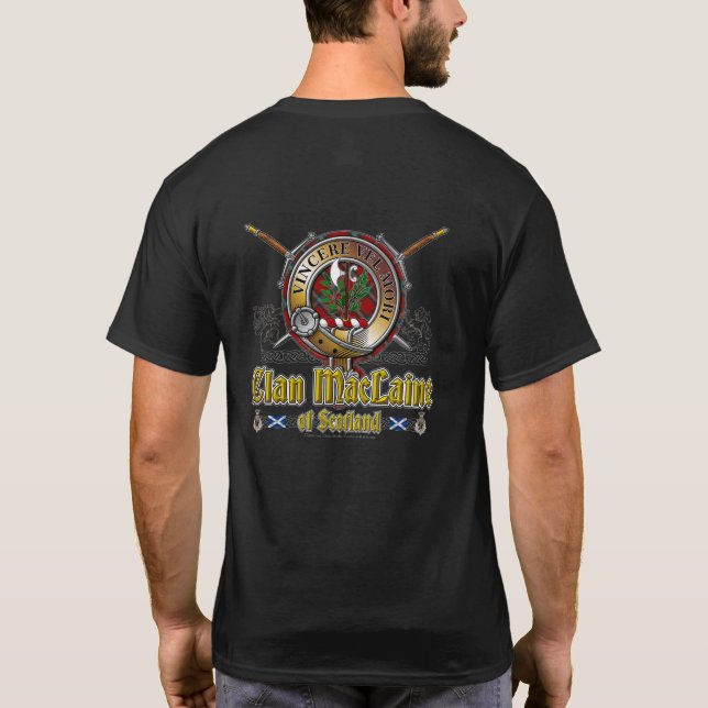 MacLaine Clan Abzeichen T-Shirt (Rückseite)
