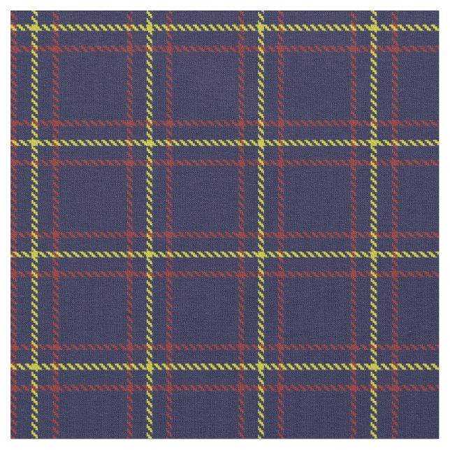 MacLaine of Lochbuie Jagd Tartan Stoff (Nahaufnahme)