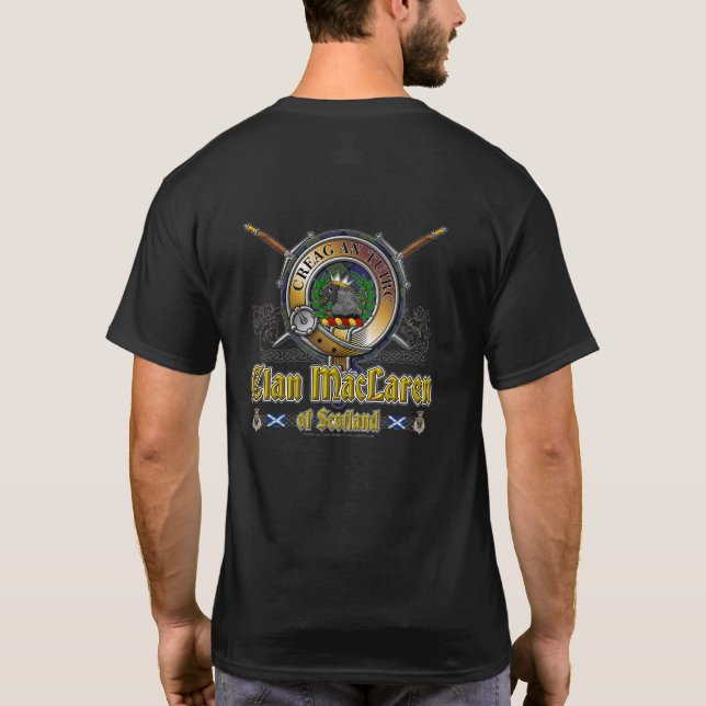 MacLaren Clan Abzeichen T-Shirt (Rückseite)
