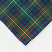 MacLaren Clan Dark Blue, Green und Yellow Tartan