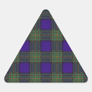 Maclaren-Clan Kariert Scottish tartan Dreieckiger Aufkleber