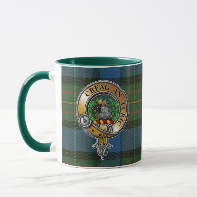 MacLaren Tartan & Abzeichen Tasse (Links)