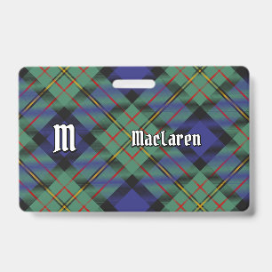 MacLaren-Tartan Ausweis