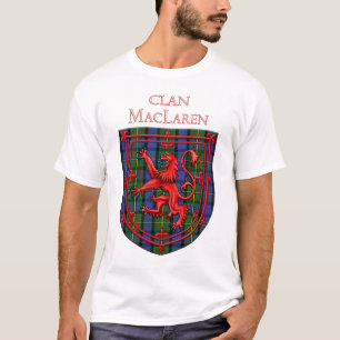 MacLaren Tartan Scottish Kariert Lion Rampant T-Shirt
