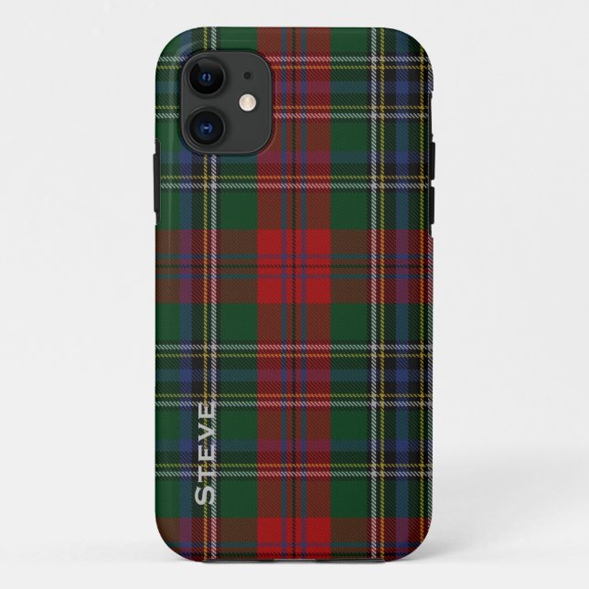 MacLean ClanTartan karierter iPhone 5S Fall Case-Mate iPhone Hülle (Rückseite)