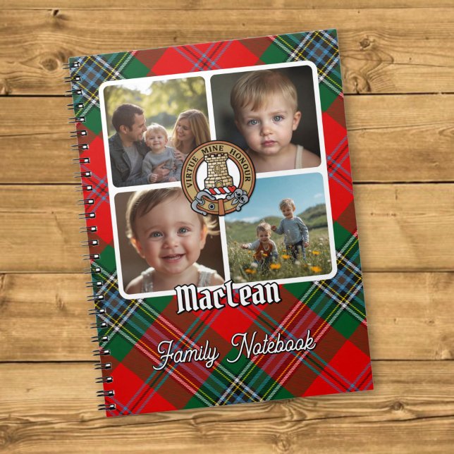 MacLean Familienfoto-Collage Notizblock (Von Creator hochgeladen)