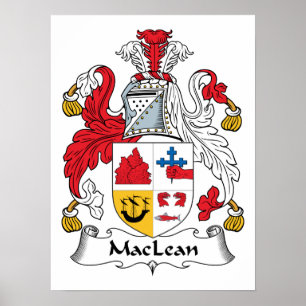 MacLean-Familienwappen Poster