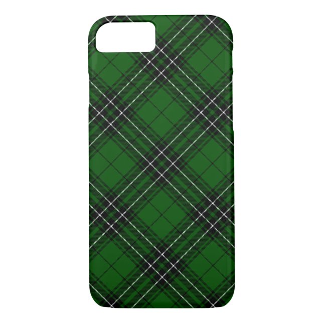 MacLean Tartan Green und Black Kariert Case-Mate iPhone Hülle (Rückseite)