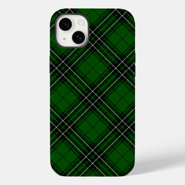 MacLean Tartan Green und Black Kariert Case-Mate iPhone Hülle (Rückseite)