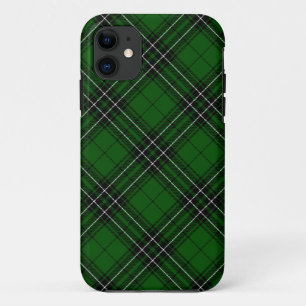 MacLean-Tartan Grün und Schwarz Karo Case-Mate iPhone Hülle