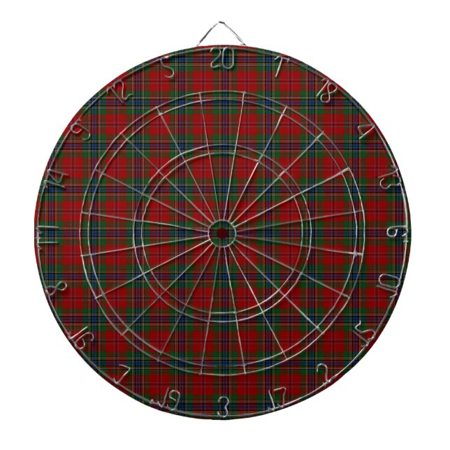 Maclean Tartan Scottish Modern MacLean von Duart Dartscheibe (vorne)