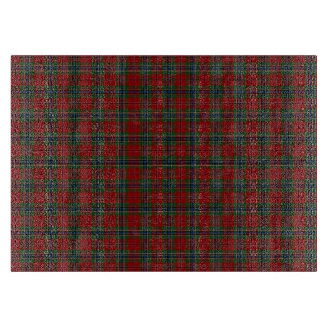 Maclean Tartan Scottish Modern MacLean von Duart Schneidebrett (Vorderseite)