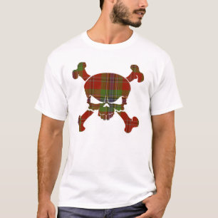 MacLean Tartan Skull No Banner T-Shirt