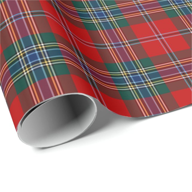 MacLean von Duart Clan Tartan Geschenkpapier (Rolleneckpunkt)