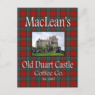 MacLean's Old Duart Castle Coffee Co. Postkarte