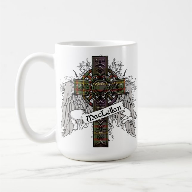 MacLellan Tartan Cross Tasse (Links)