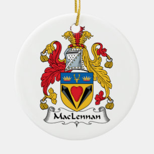 MacLennan Familienwappen Keramikornament