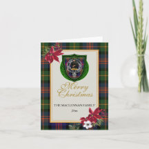 MacLennan schottischer Clan Tartan & Wappen