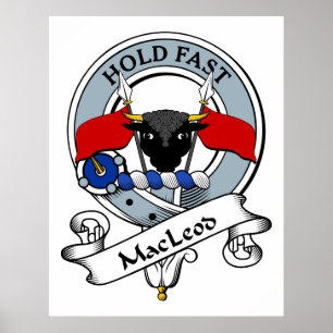 MacLeod Clan Abzeichen Poster