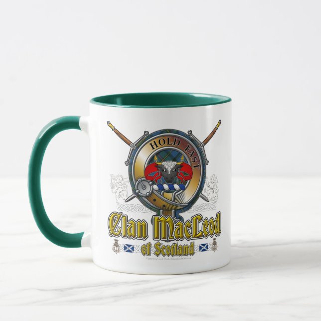 MacLeod Clan Abzeichen Tasse (Links)