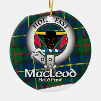 MacLeod Clan Keramik Ornament