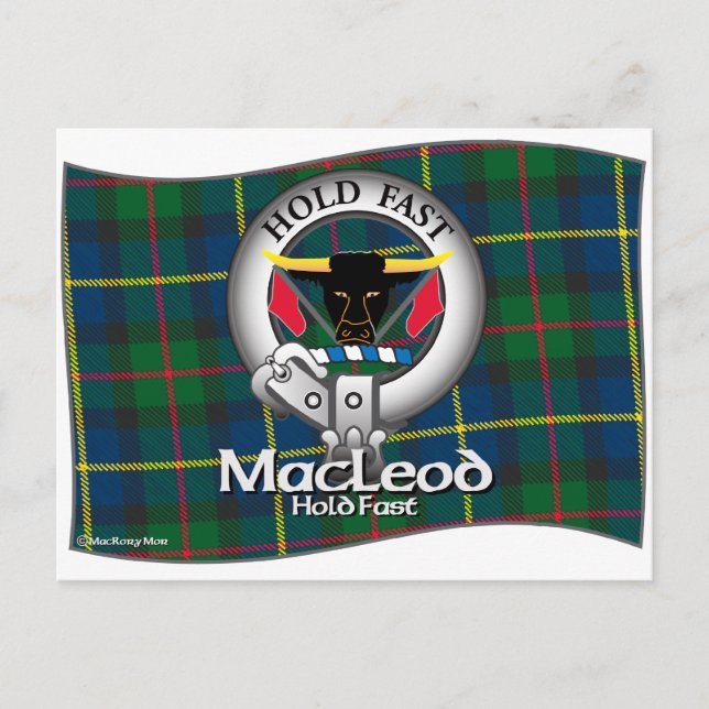 MacLeod Clan Postkarte (Vorderseite)
