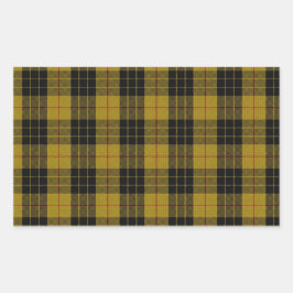 MacLeod Clan Tartan (alias "Loud MacLeod") Rechteckiger Aufkleber