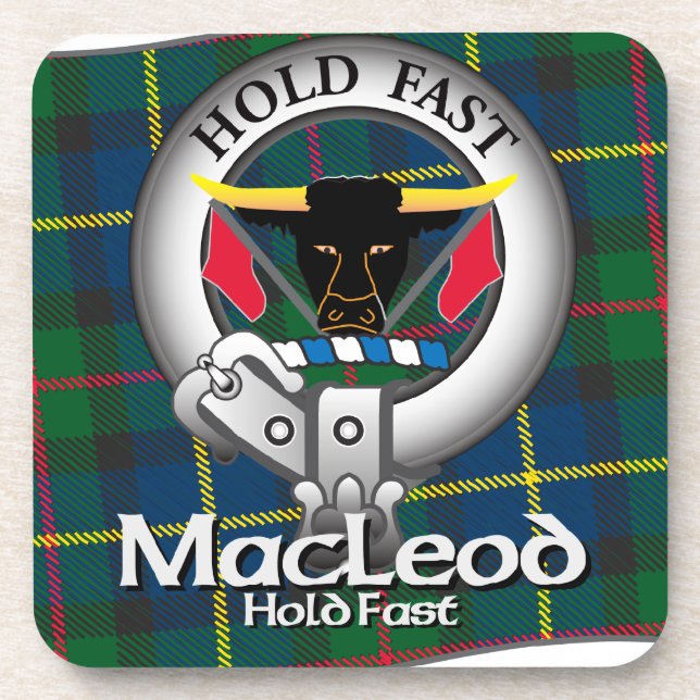 MacLeod Clan Untersetzer (Vorderseite)