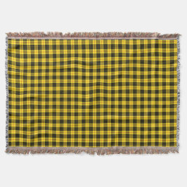 MacLeod Clan Yellow und Black Scottish Tartan Decke