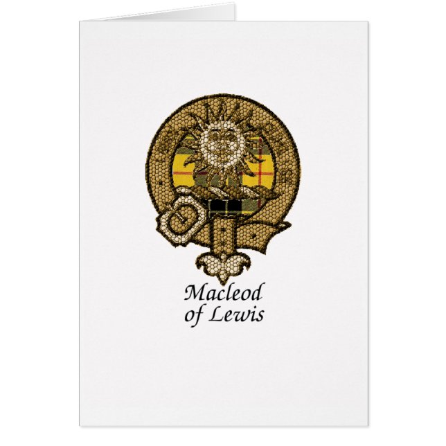 Macleod des Lewis-Clan-Wappen (Vorne)