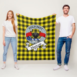 MacLeod of Lewis Modern Clan Abzeichen Tartan Kari Fleecedecke