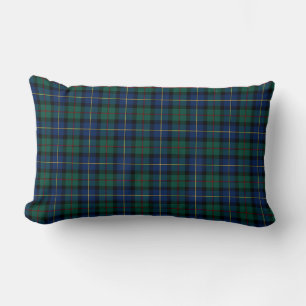 MacLeod Skye Clanblauen und grünen Tartan Lendenkissen