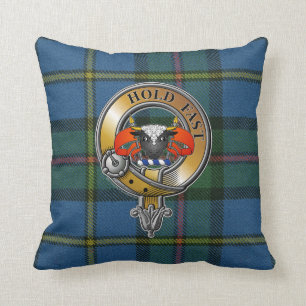 MacLeod Tartan & Abzeichen Kissen