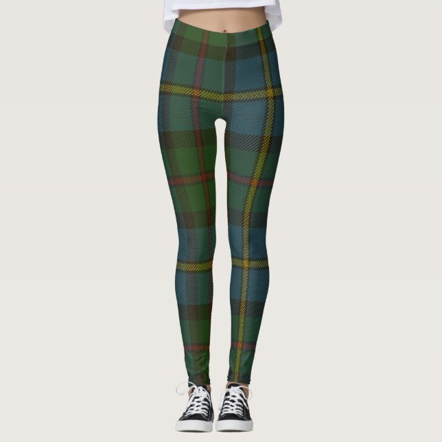 MacLeod Tartan-Clan kariert Leggings (Vorderseite)
