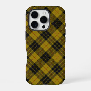 MacLeod-Tartan gelb-schwarzes Karo iPhone 16 Pro Hülle