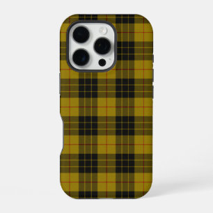 MacLeod-Tartan gelb-schwarzes Karo iPhone 16 Pro Hülle