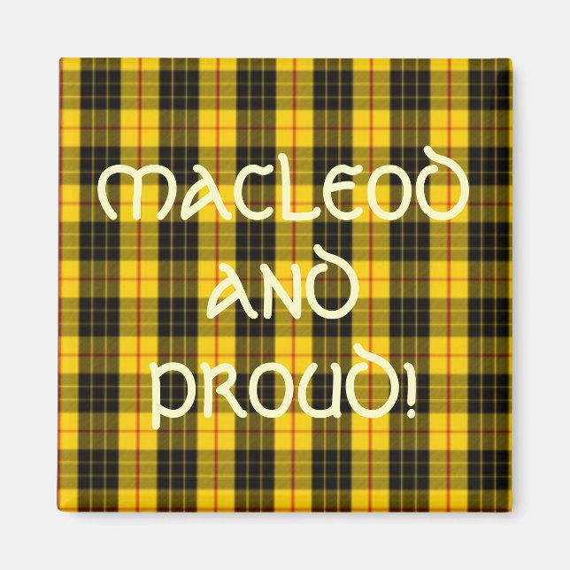 MacLeod Tartan Lewis Magnet (Vorne)