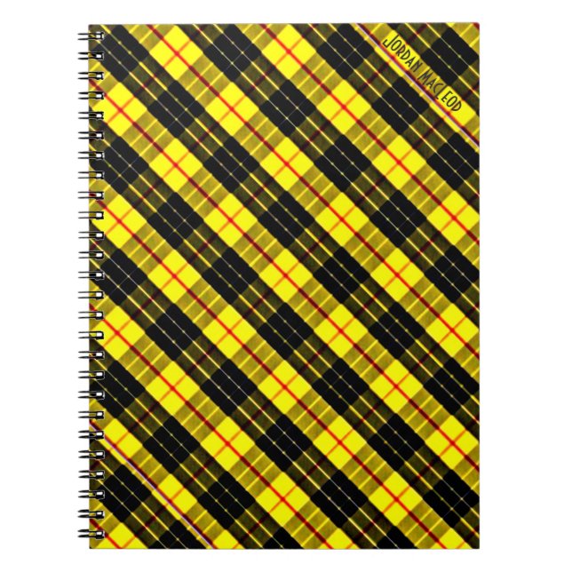 MacLeod Tartan Lewis Notizblock (Vorderseite)
