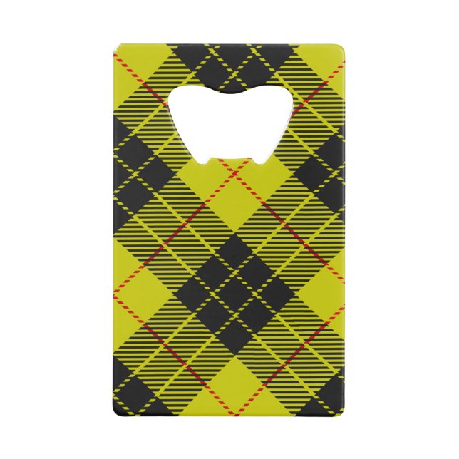 MacLeod-Tartan-Muster Geldbeutel Flaschenöffner (Vorderseite)