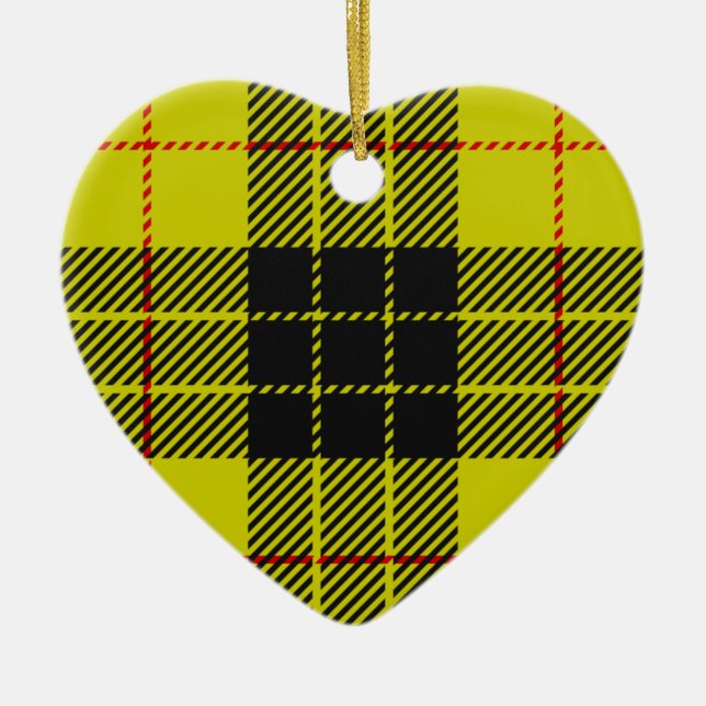 MacLeod-Tartan-Muster Keramik Ornament (Vorne)