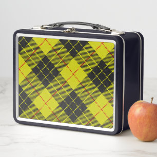 MacLeod-Tartan-Muster Metall Brotdose