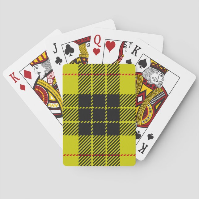 MacLeod-Tartan-Muster Spielkarten (Rückseite)