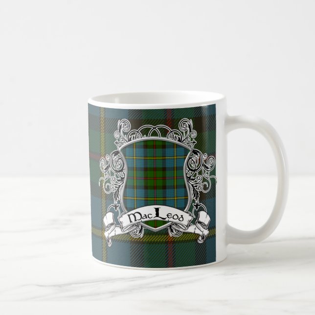MacLeod Tartan-Schild Tasse (Rechts)