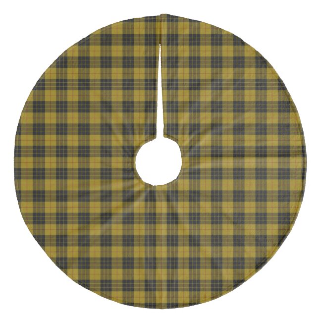 MacLeod Tarttan kariert Fleece Weihnachtsbaumdecke (Vorderseite)