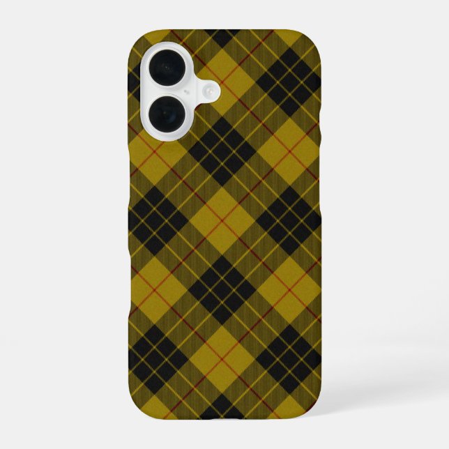 MacLeod Tarttan kariert iPhone 16 Hülle (Rückseite)