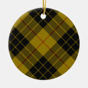 MacLeod Tarttan kariert Keramik Ornament