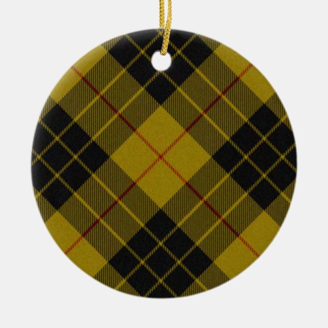 MacLeod Tarttan kariert Keramik Ornament (Vorne)
