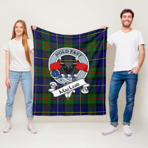 MacLeod von Harris Modernes Clan Abzeichen Tartan  Fleecedecke